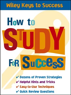 cover image of How to Study for Success